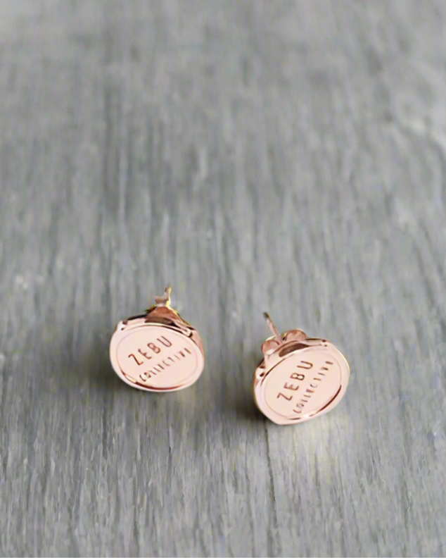 MILLAU STUD EARRINGS - 925 Sterling Silver, 18k Gold plated