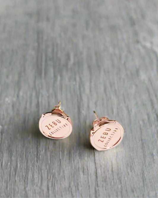 MILLAU STUD EARRINGS - 925 Sterling Silver, 18k Gold plated